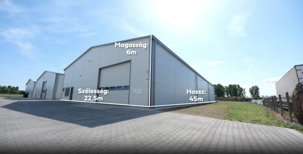 Eladó ipari ingatlan Helvécián, Kecskemét közvetlen közelében